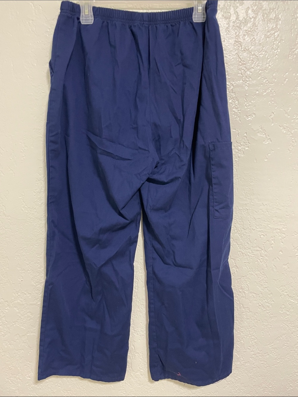 Scrubstar Navy Scrub Set with Orange Accent - Picture 7 of 10